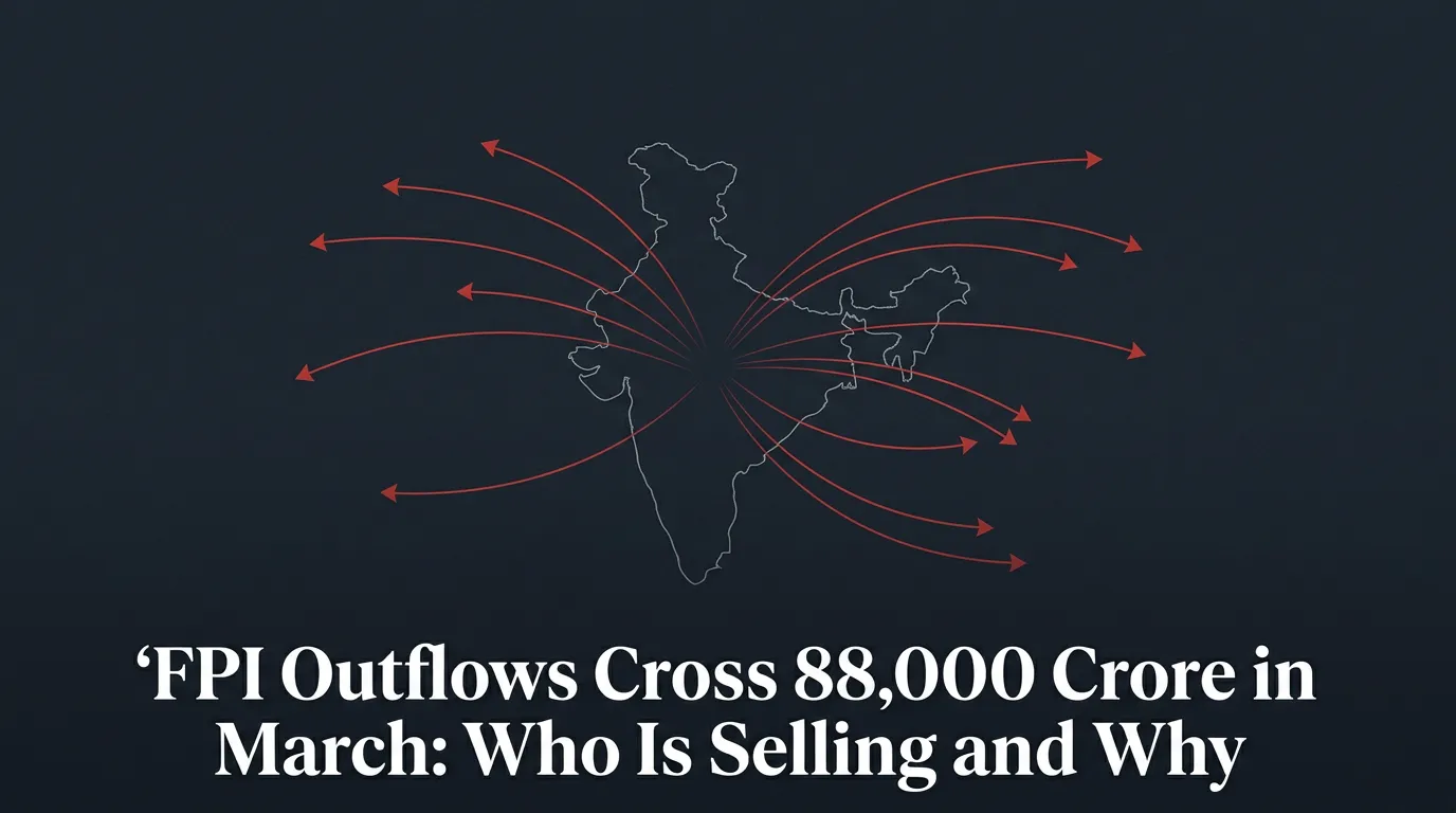 ₹88,000 Crore FPI Exit in March – Who Is Selling and What It Signals for April