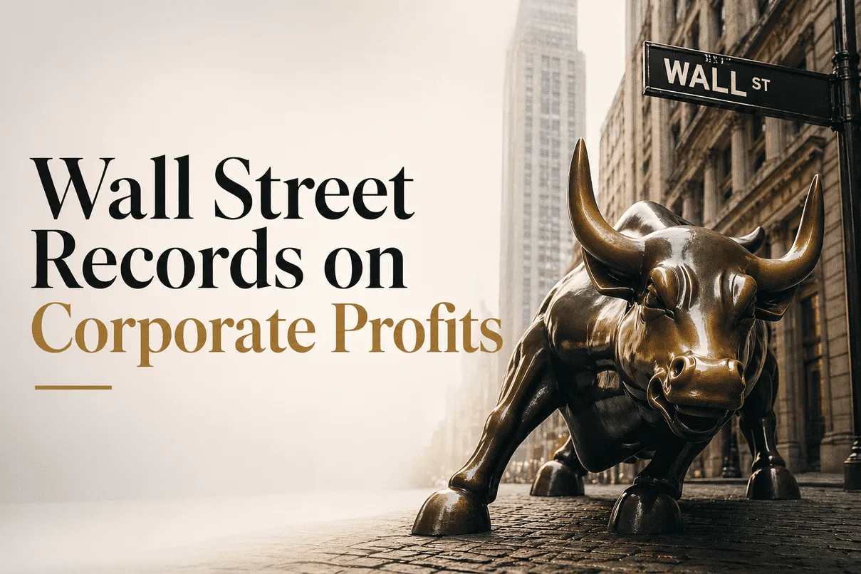 Wall Street Records on Corporate Profits and Iran Ceasefire Hopes