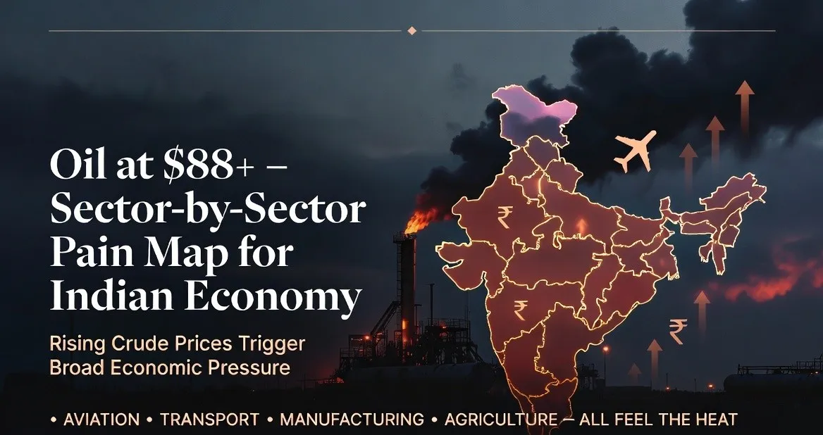 Oil at $88+ Sector-by-Sector Pain Map for Indian Economy