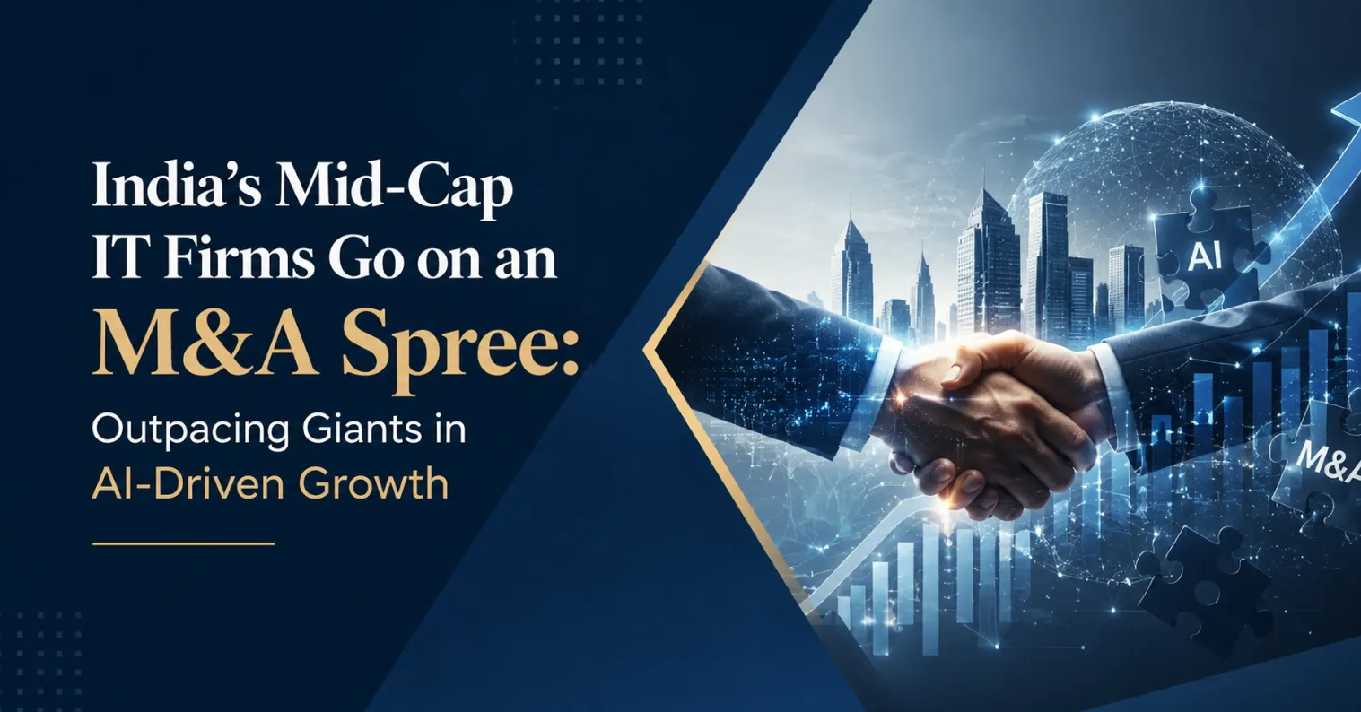 India’s Mid-Cap IT Firms Go on an M&A Spree: Outpacing Giants in AI-Driven Growth