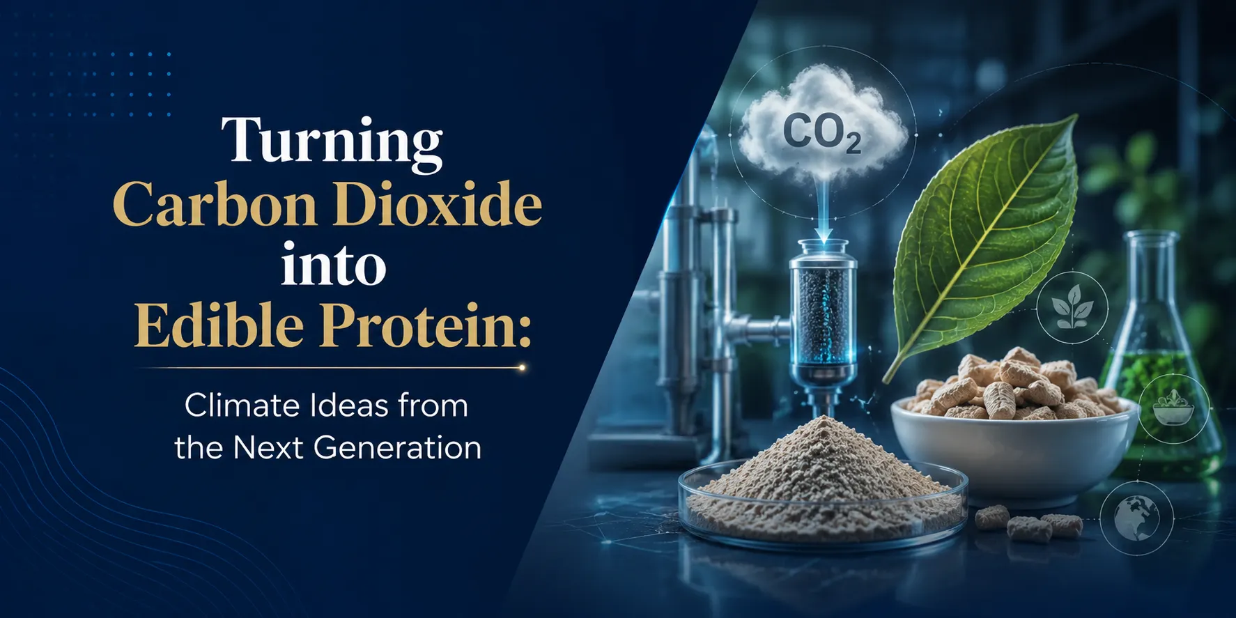 Turning Carbon Dioxide into Edible Protein: Climate Ideas from the Next Generation