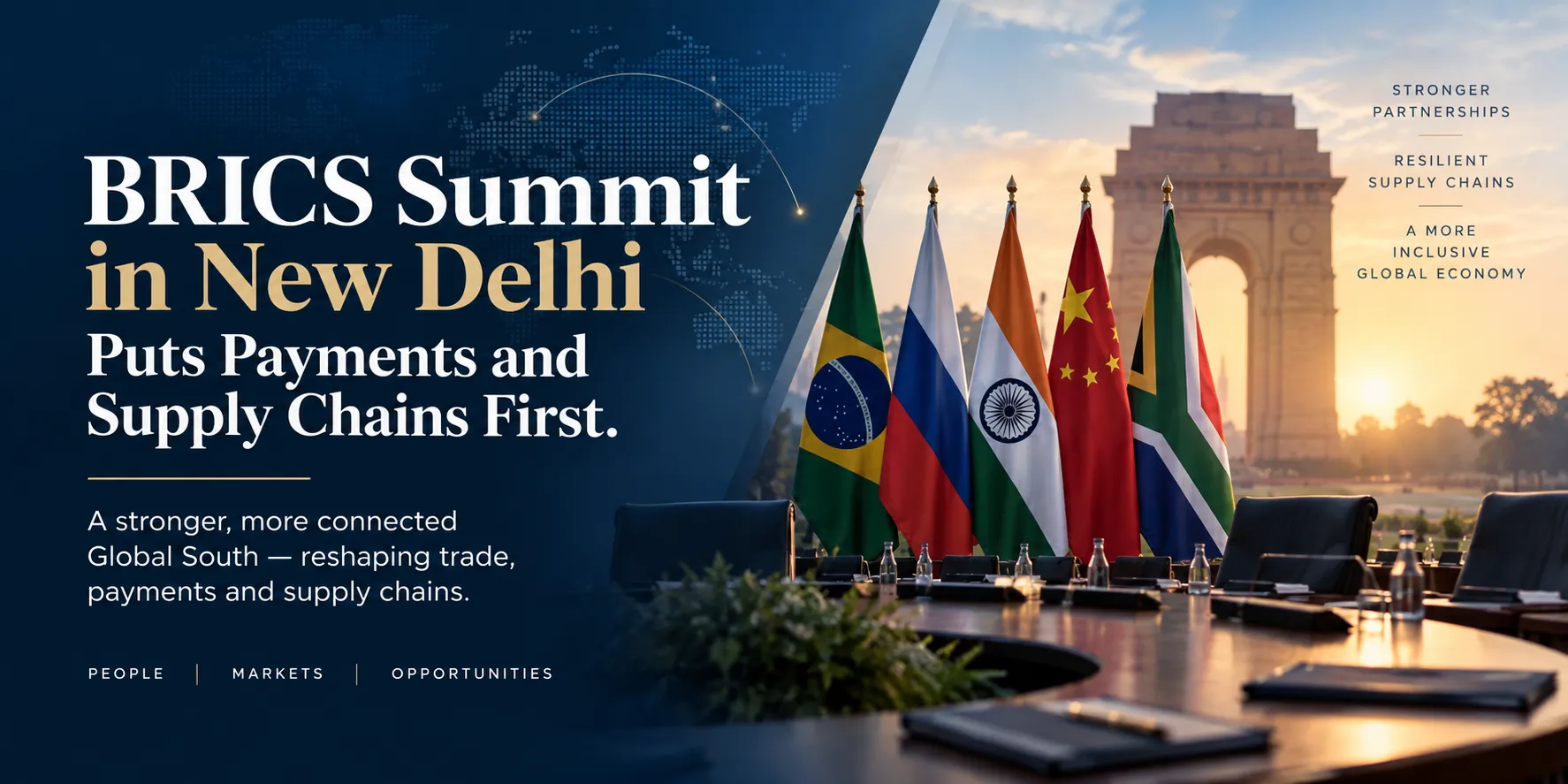 BRICS Leaders Meet in New Delhi to Talk Payments and Supply Chains