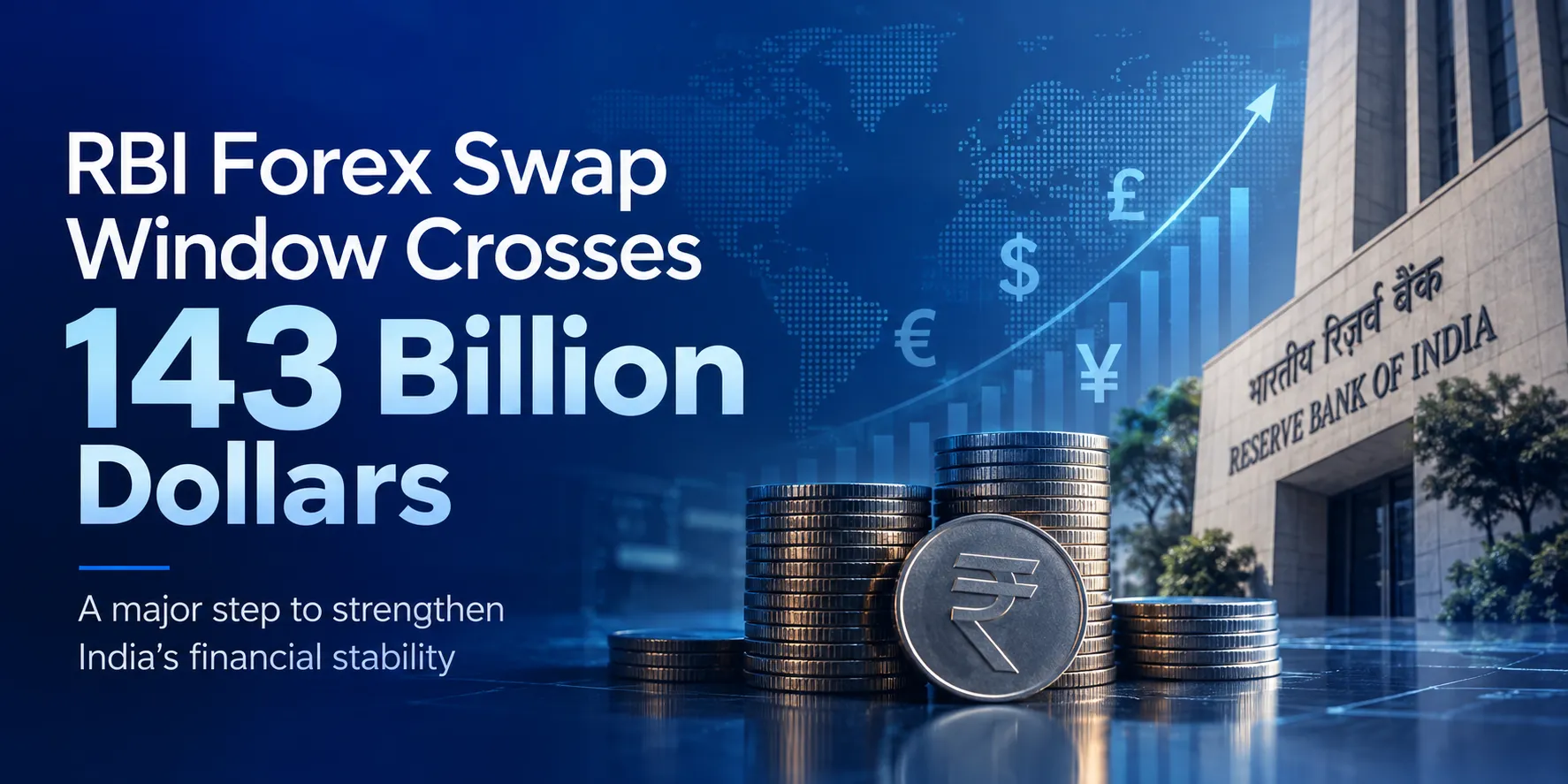RBI Forex Swap Window Crosses 143 Billion Dollars